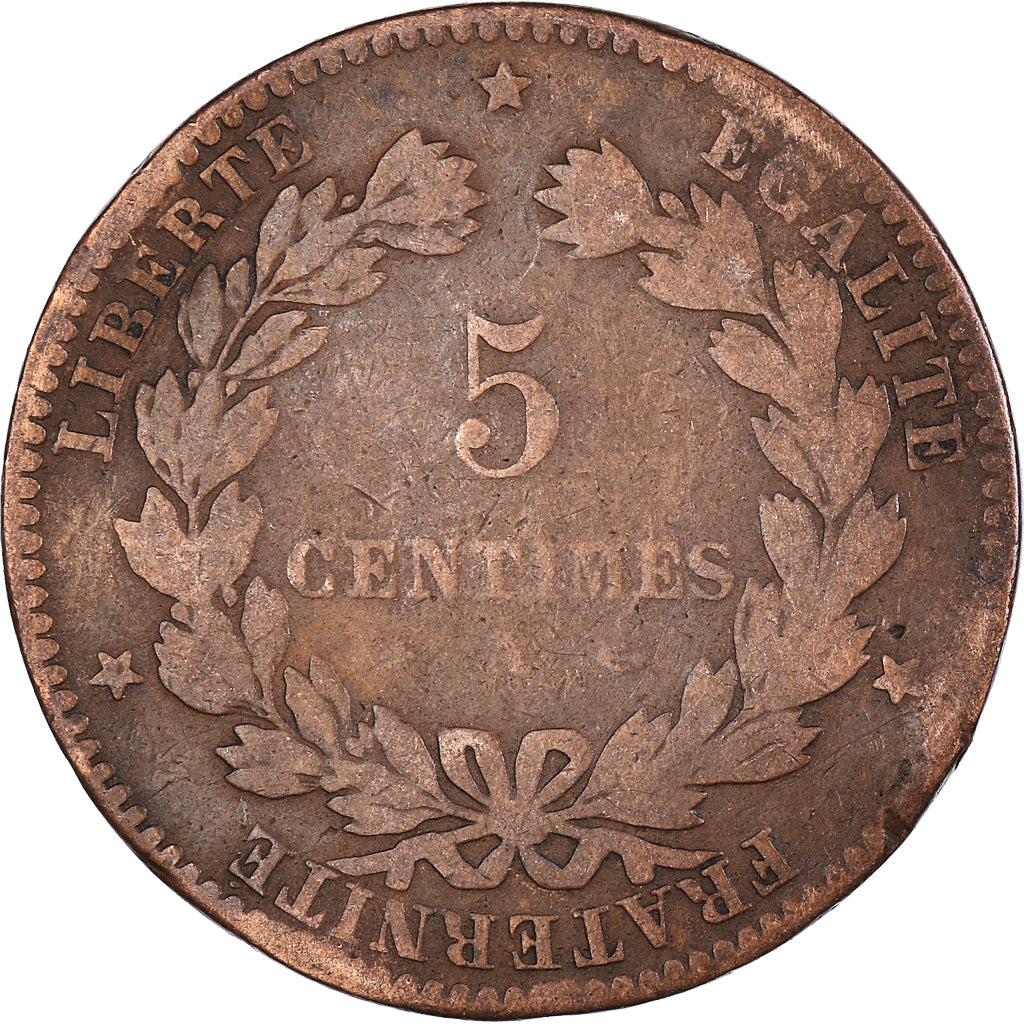 Münze, Frankreich, 5 Centimes, 1877