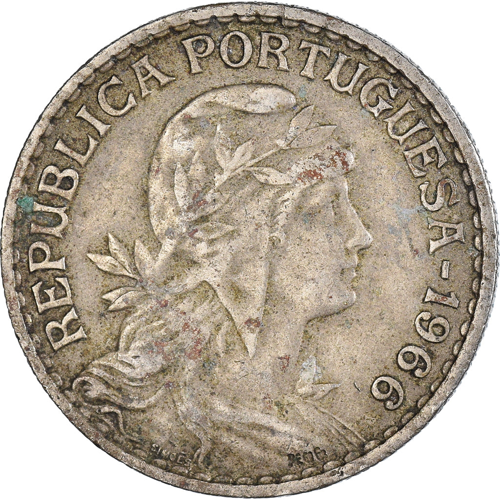 Münze, Portugal, Escudo, 1966