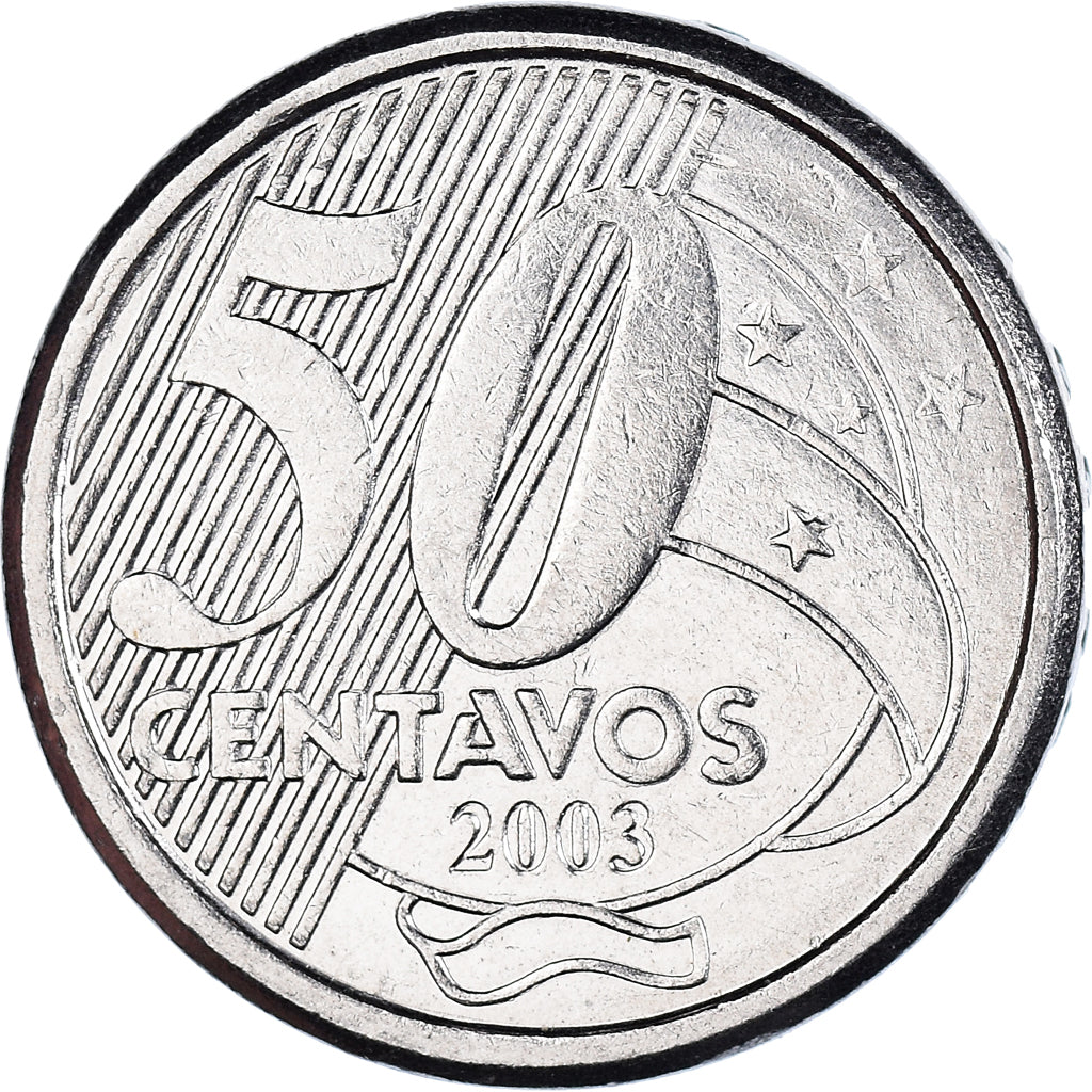 Moneta, Brasile, 50 Centavos, 2003