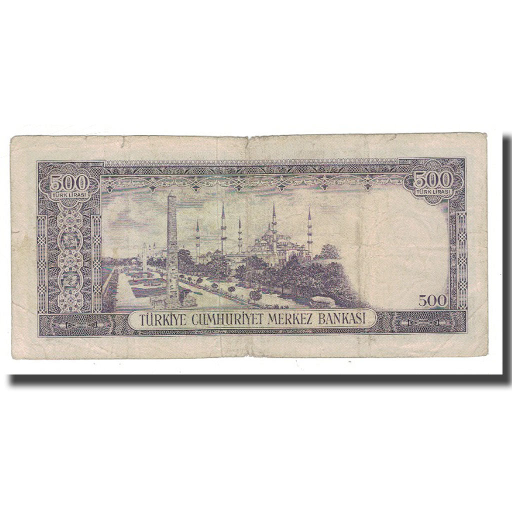 Banknote, Turkey, 500 Lira, 1930, 1930-06-11, KM:171a, VG(8-10)