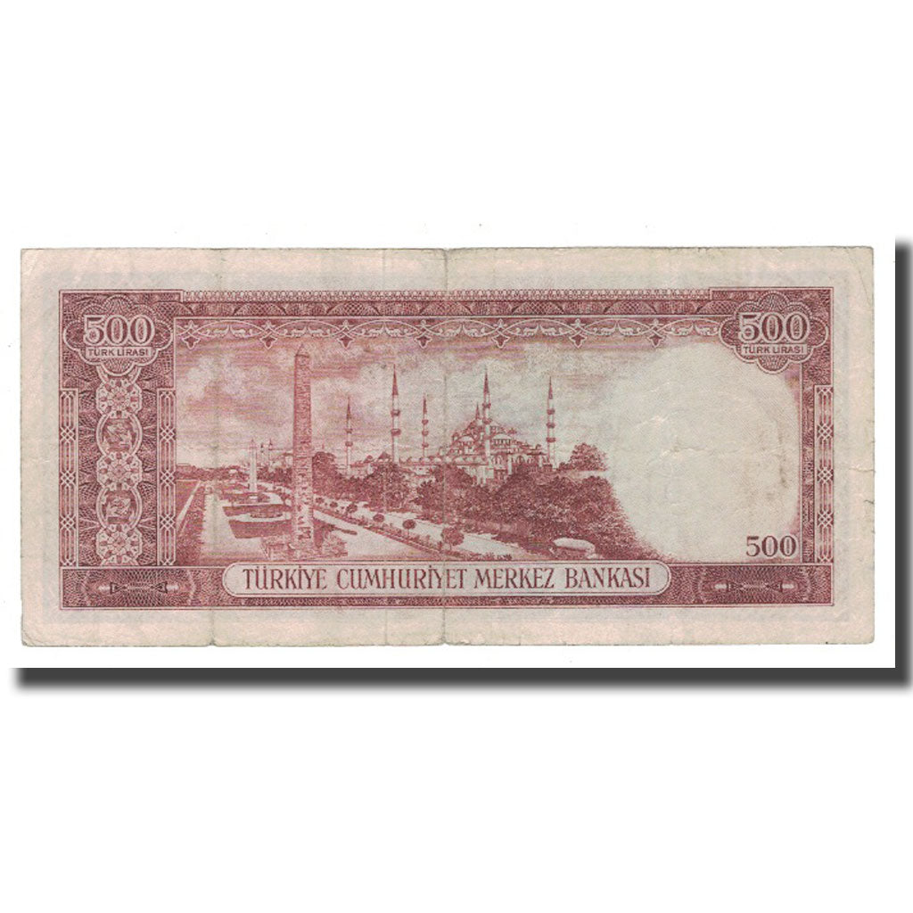 Banknote, Turkey, 500 Lira, 1930, 1930-06-11, KM:170a, F(12-15)