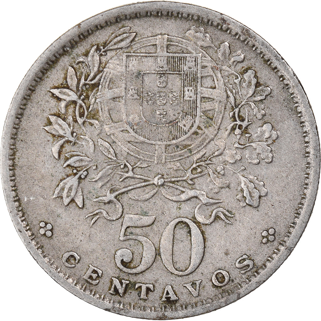 Coin, Portugal, 50 Centavos, 1953