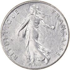 Munten, Frankrijk, 1/2 Franc, 1988