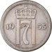 Moneta, Norvegia, 25 Öre, 1953