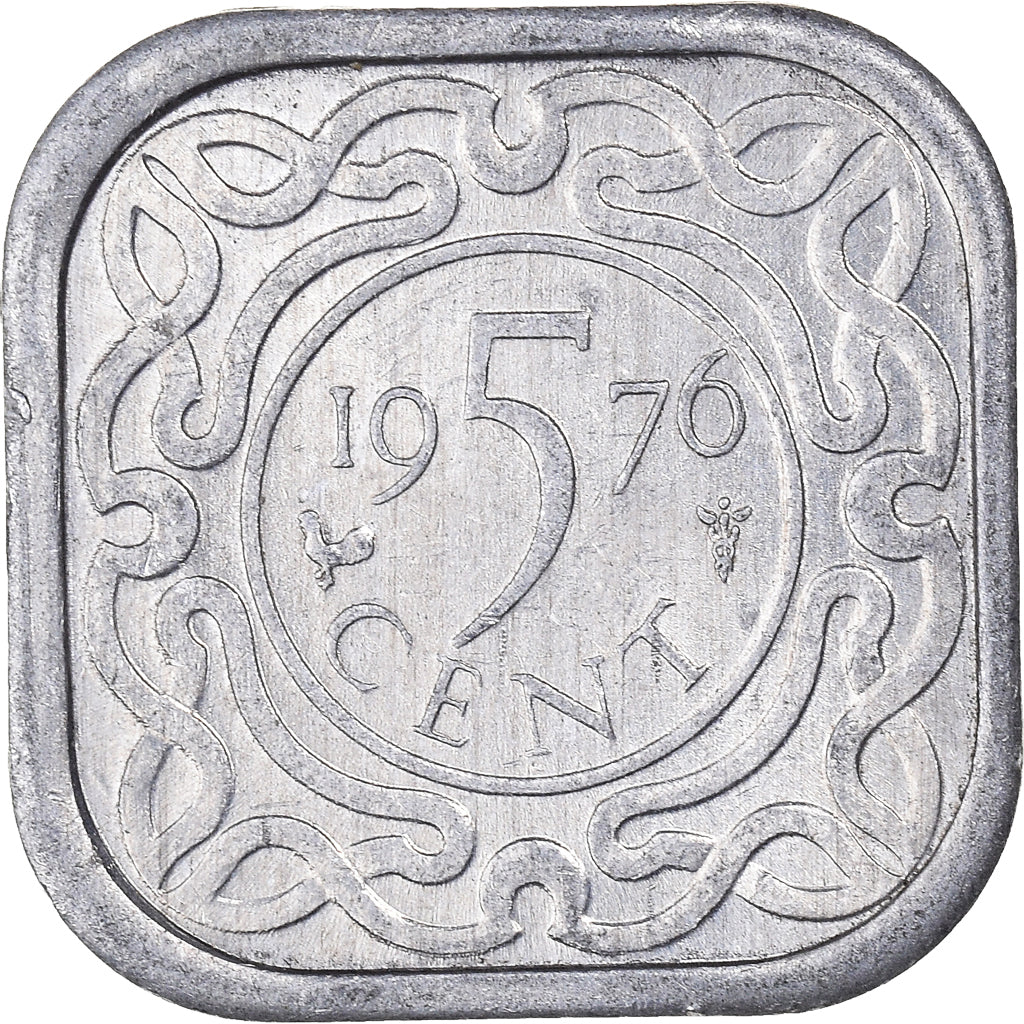 Coin, Surinam, 5 Cents, 1976