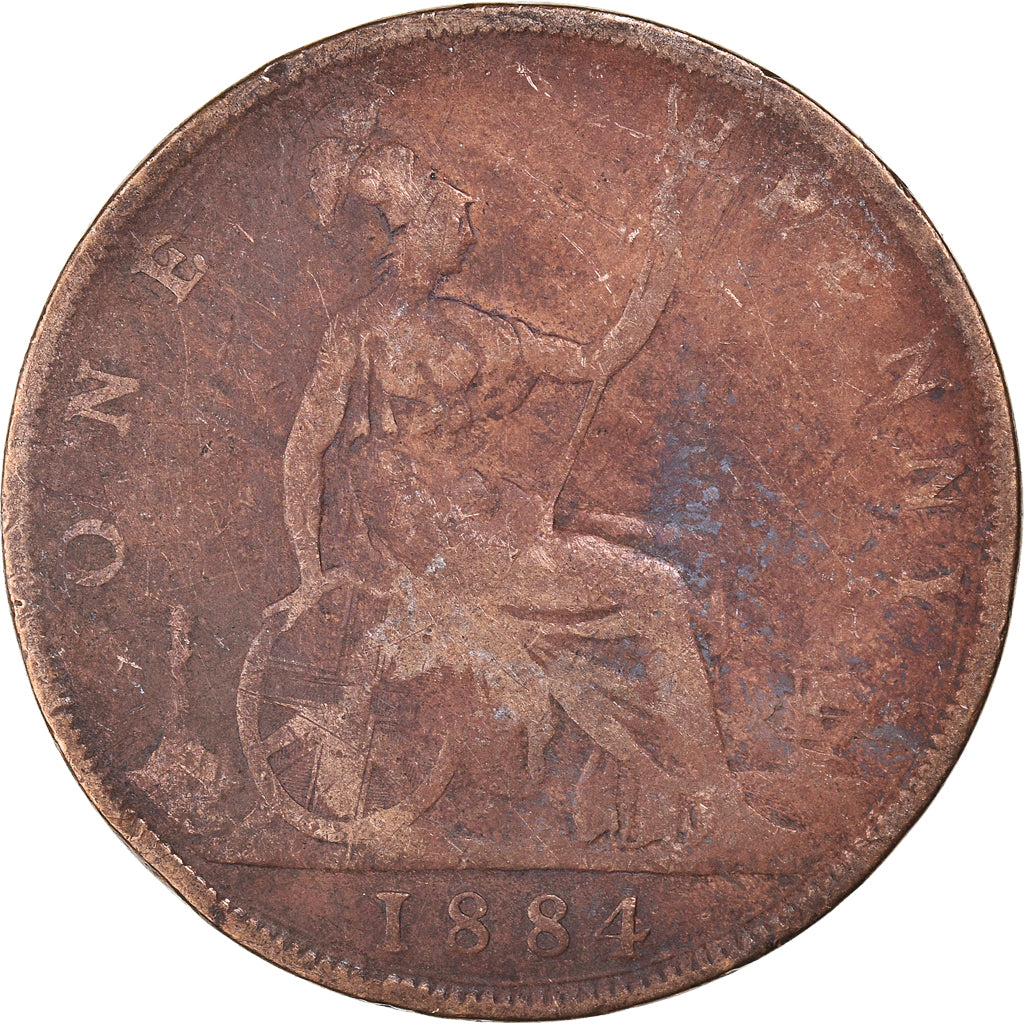 Münze, Großbritannien, Penny, 1884