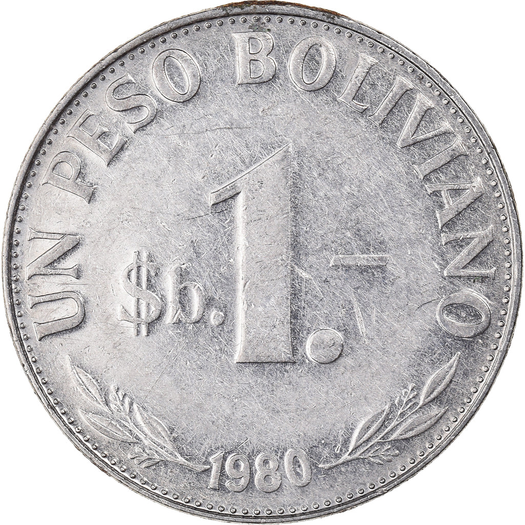 Moneta, Bolivia, Peso Boliviano, 1980