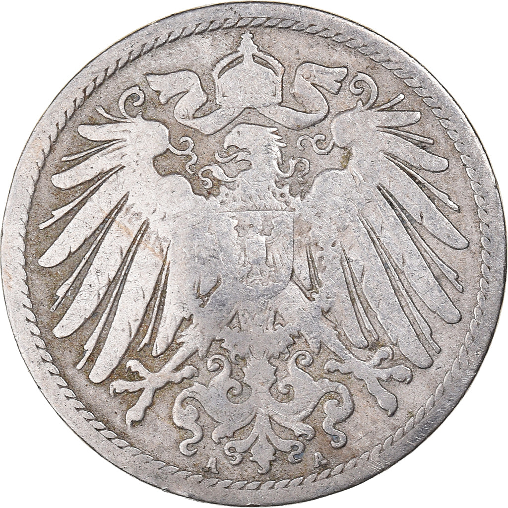 Moneta, NIEMCY - IMPERIUM, 10 Pfennig, 1890