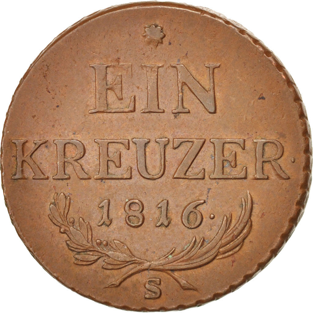 Austria, Franz II (I), Kreuzer, 1816, Schmollnitz, SPL-, Rame, KM:2113