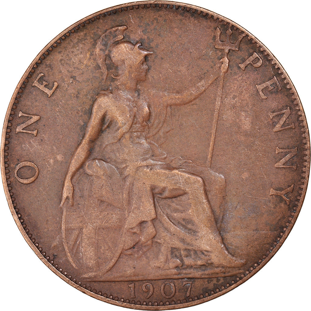 Moneta, Gran Bretagna, Penny, 1907