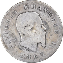 Moneda, Italia, Lira, 1863