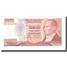 Banknote, Turkey, 20,000 Lira, 1970, 1970-01-14, KM:201, UNC(63)