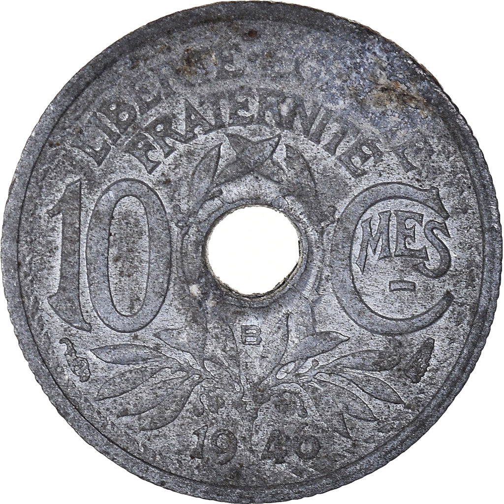 Moneta, Francia, 10 Centimes, 1946