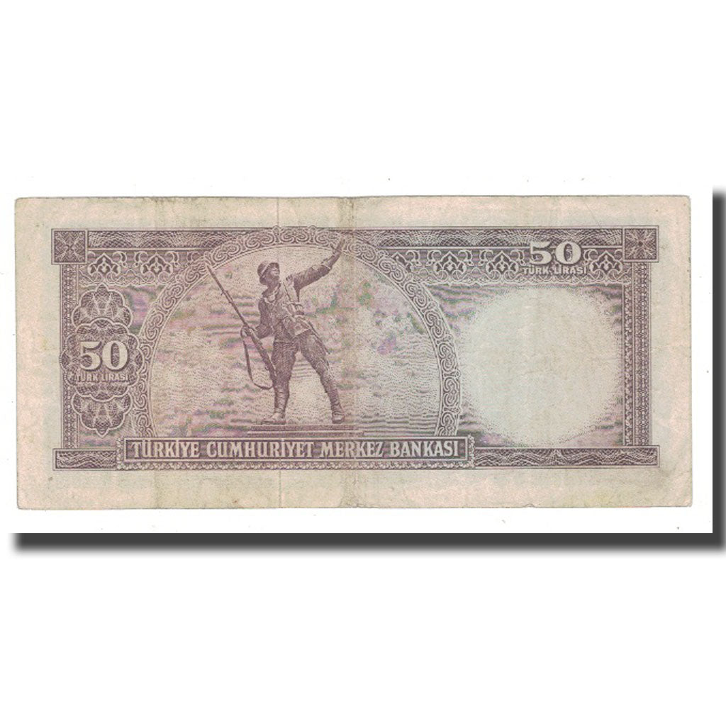 Banknote, Turkey, 50 Lira, 1930, 1930-06-11, KM:162a, VF(20-25)