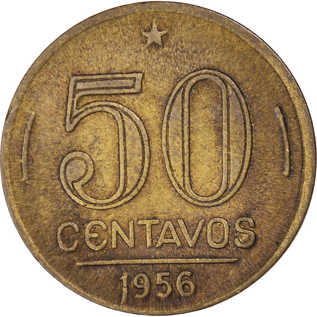 Moneta, Brasile, 50 Centavos, 1956