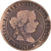 Coin, Spain, 5 Centimos, 1867