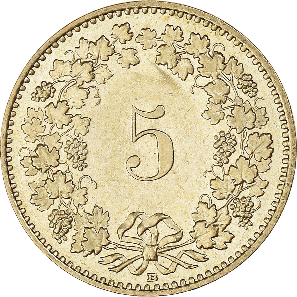 Moeda, Suíça, 5 Rappen, 2011