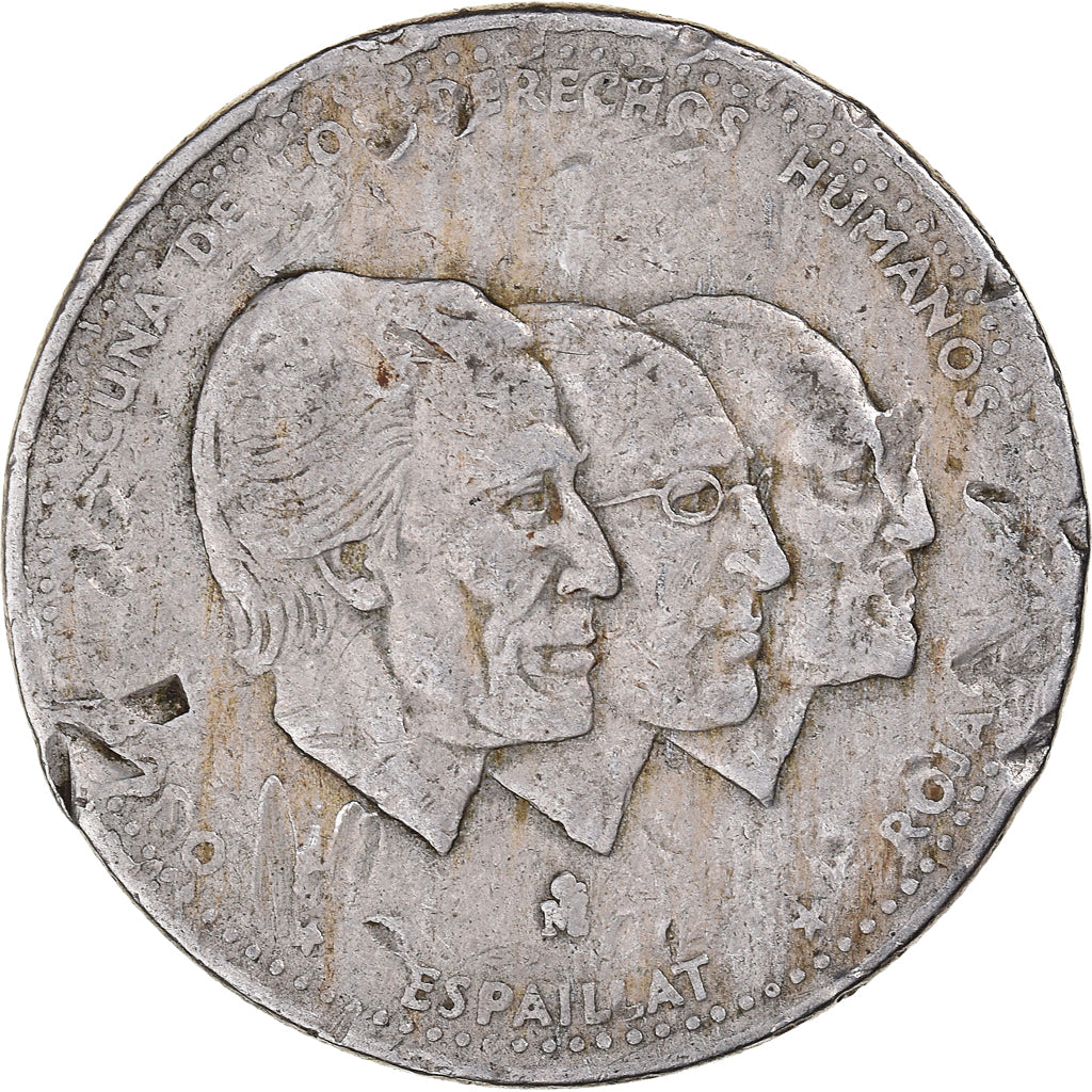 Moneta, Repubblica domenicana, 1/2 Peso, 1984