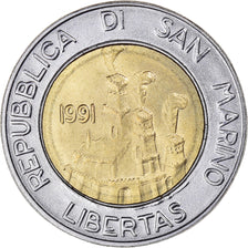 Moneta, San Marino, 500 Lire, 1991