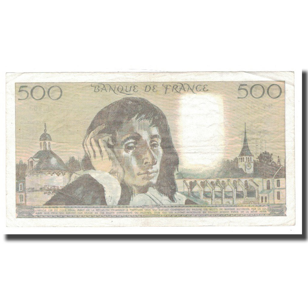Francia, 500 Francs, 1987, 1987-11-05, BB, Fayette:71.37, KM:156f