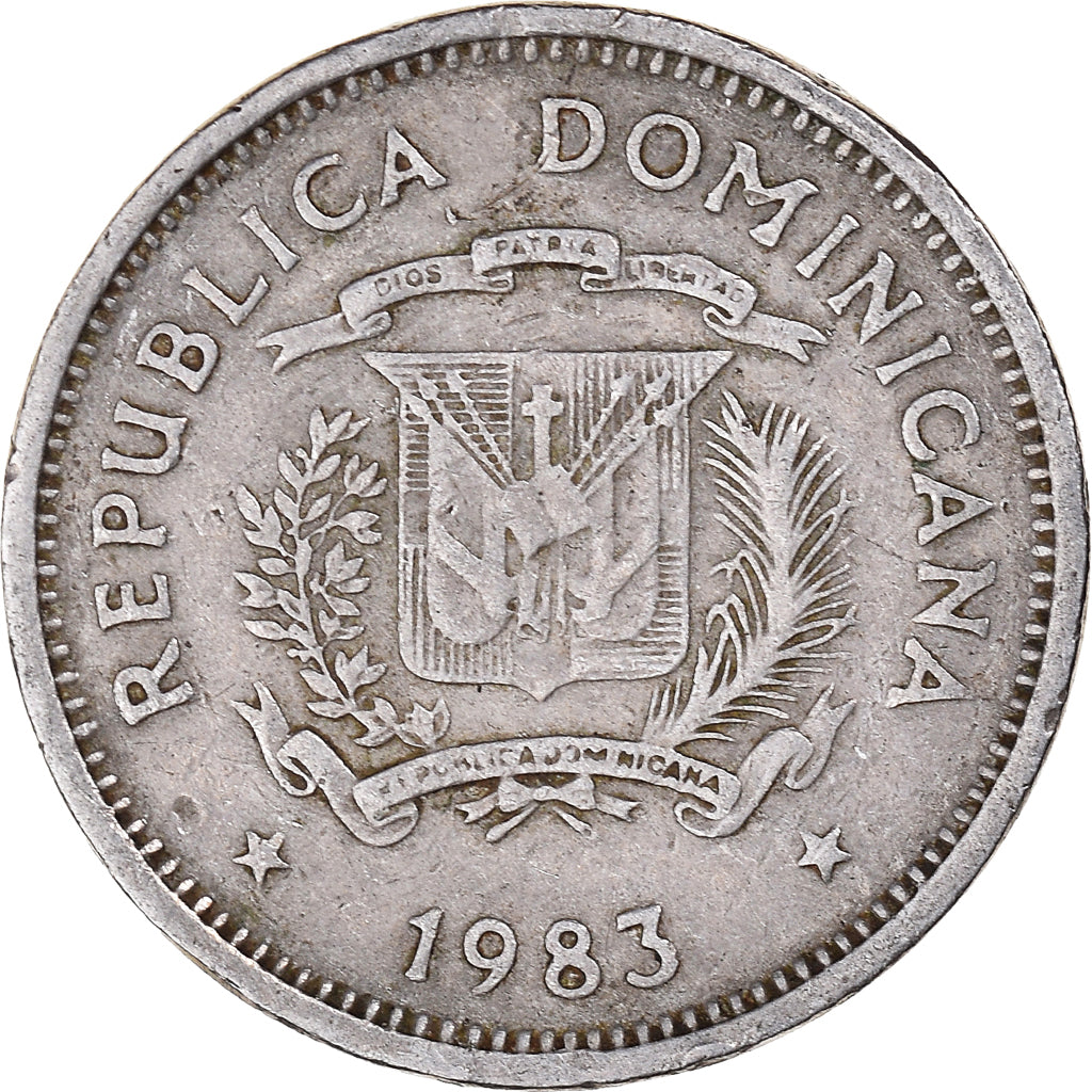 Coin, Dominican Republic, 5 Centavos, 1983