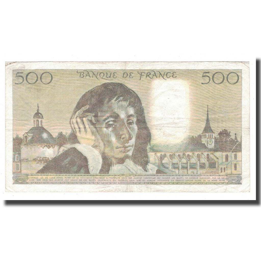 France, 500 Francs, 1985, 1985-01-03, EF(40-45), Fayette:71.32, KM:156e