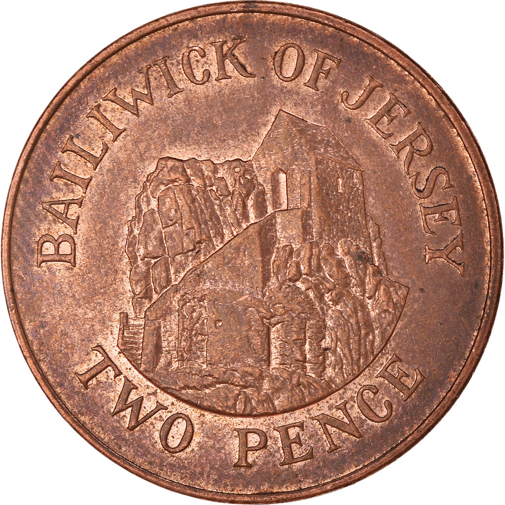 Moneta, Jersey, 2 Pence, 1998