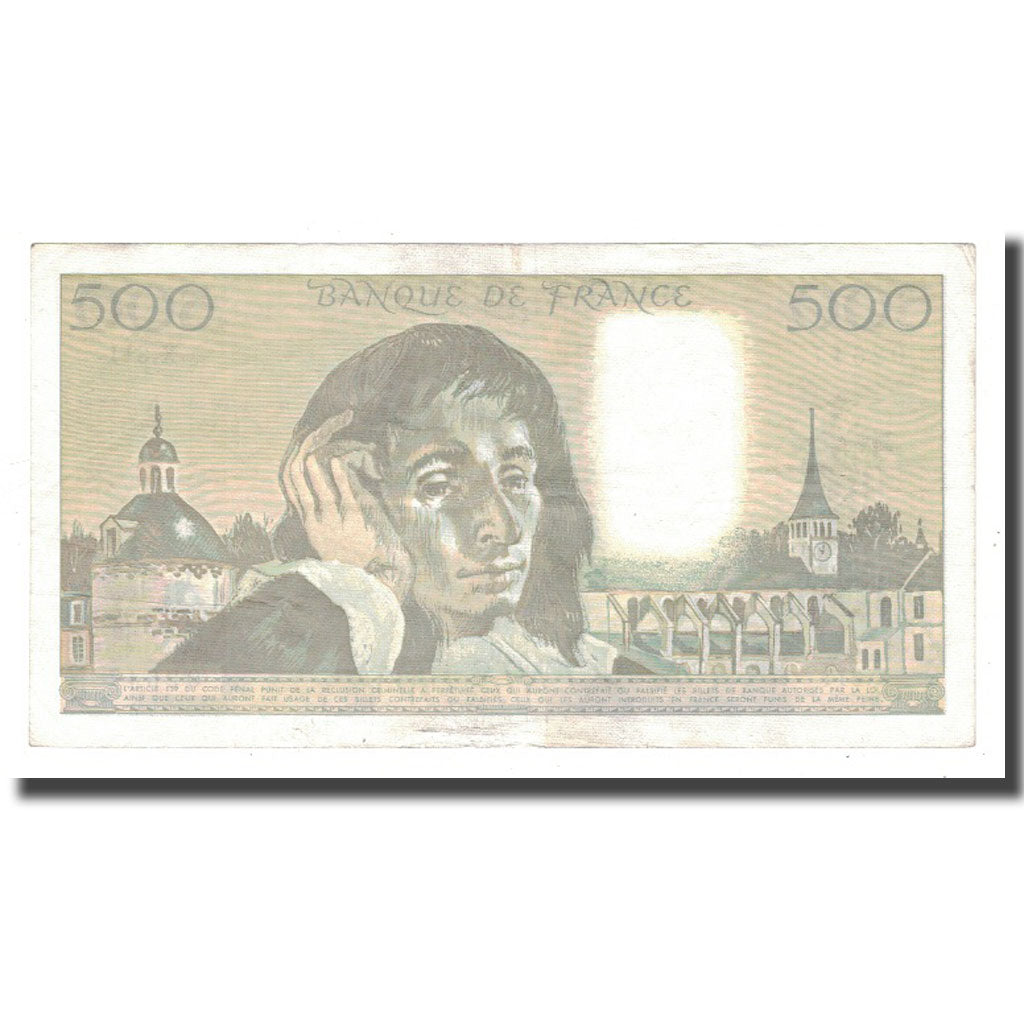 Frankreich, 500 Francs, 1990, 1990-02-01, SS, Fayette:71.43, KM:156g