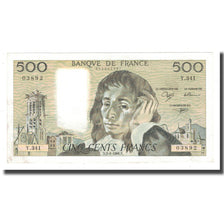 France, 500 Francs, 1991, 1991-01-03, AU(50-53), Fayette:71.46, KM:156h