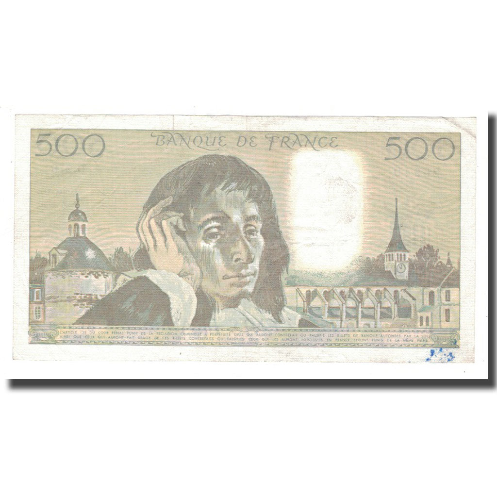 Francia, 500 Francs, 1988, 1988-03-03, BB, Fayette:71.38, KM:156g