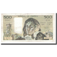 França, 500 Francs, 1980, 1980-04-03, VF(20-25), Fayette:71.21, KM:156e