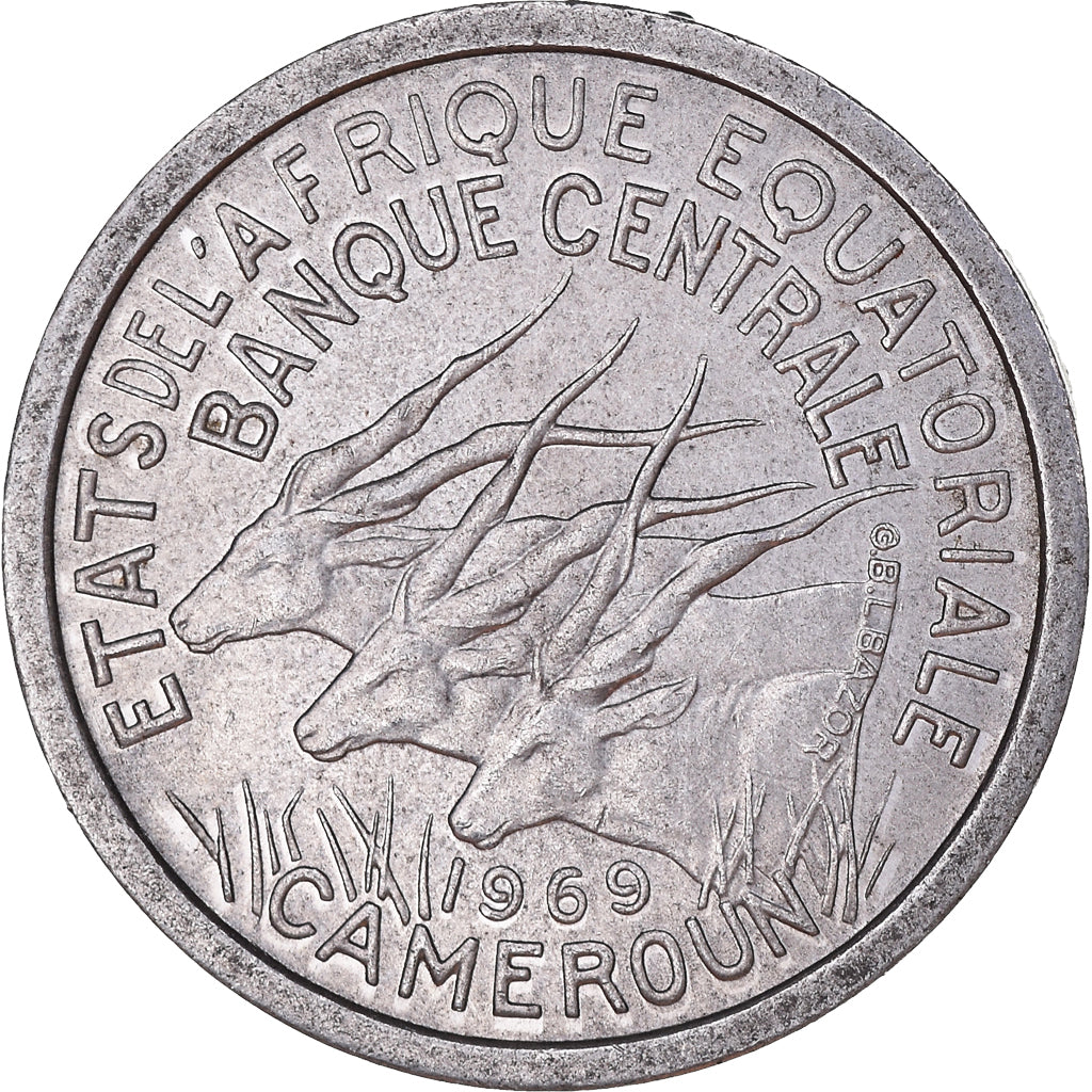 Coin, EQUATORIAL AFRICAN STATES, Franc, 1969