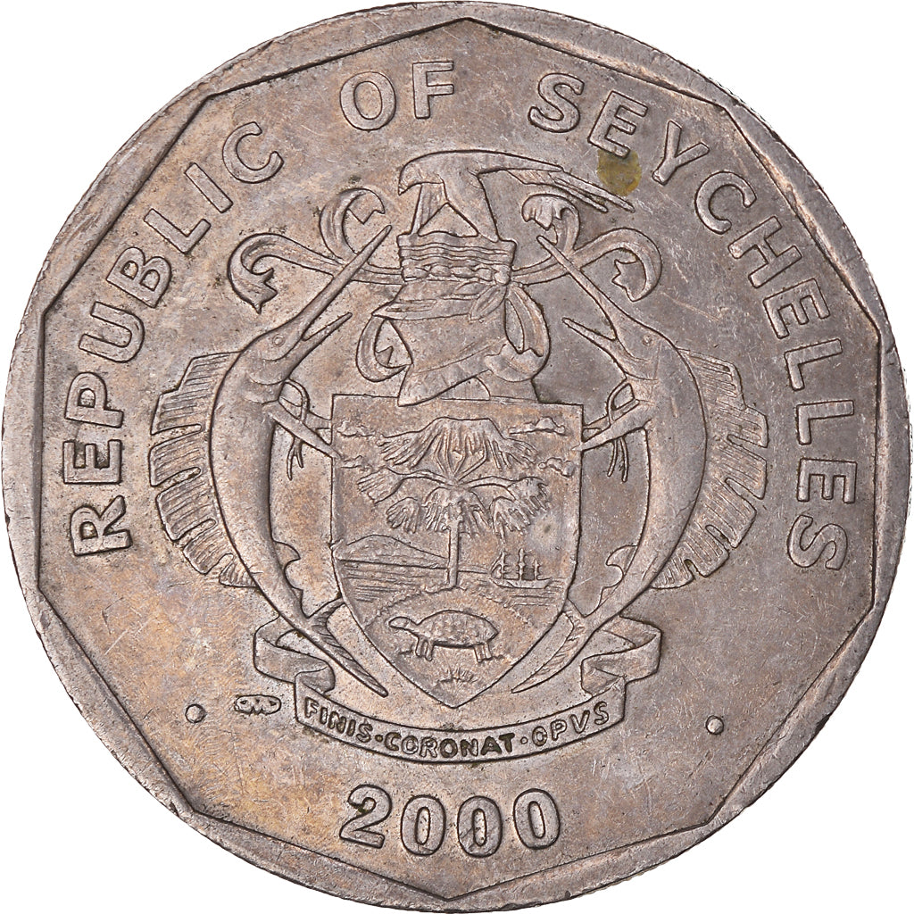 Moneta, Seychelles, 5 Rupees, 2000