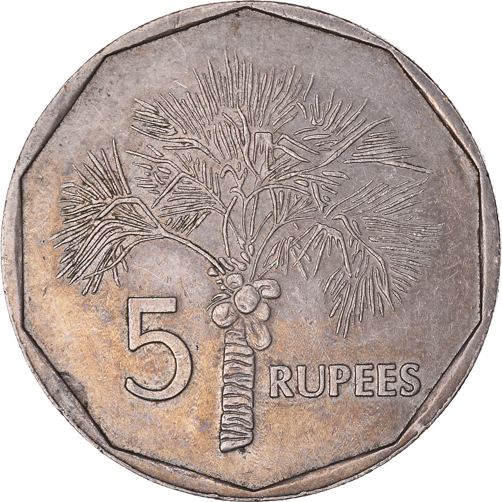 Moneta, Seychelles, 5 Rupees, 2000