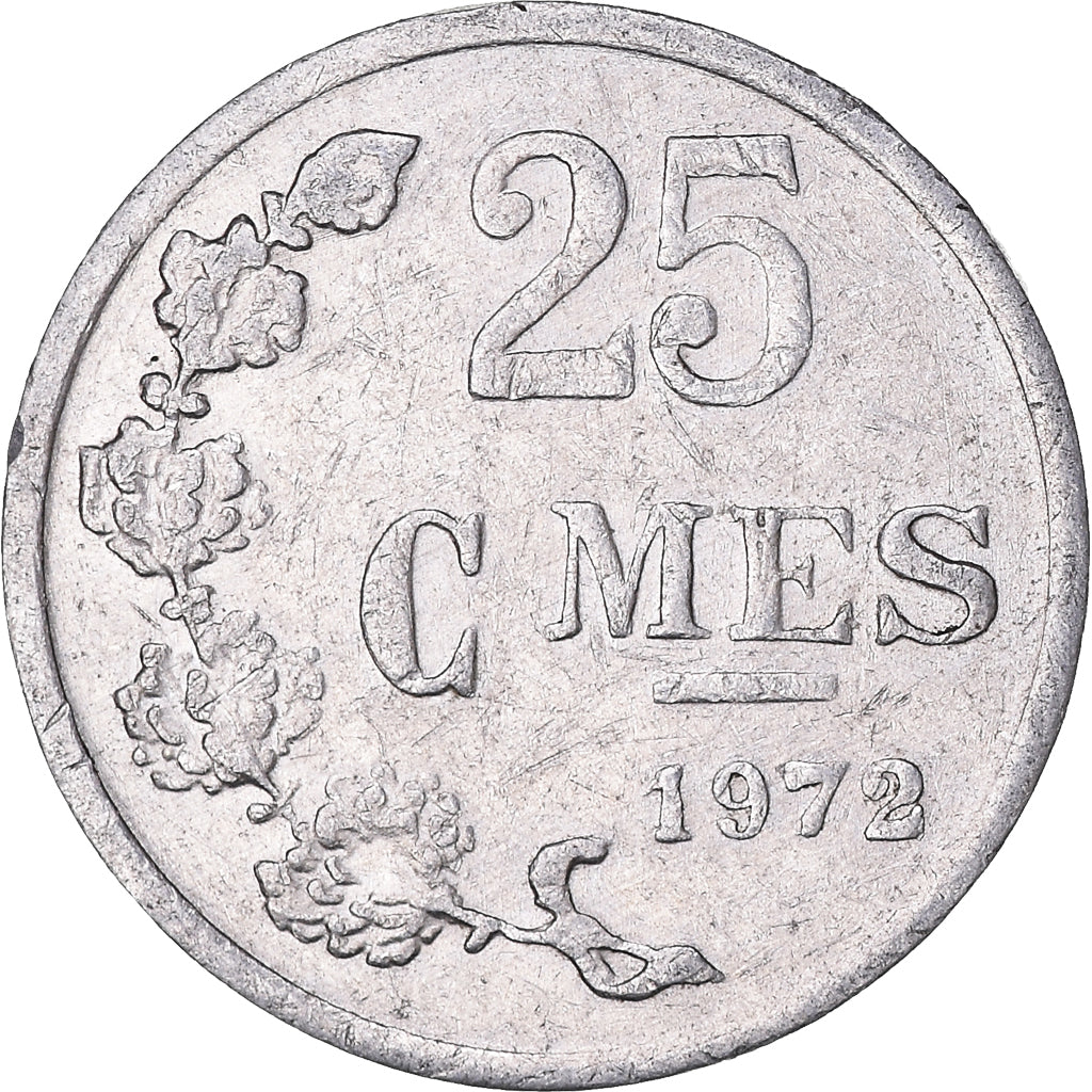 Coin, Luxembourg, 25 Centimes, 1972