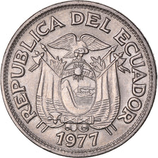 Moneta, Ecuador, 50 Centavos, Cincuenta, 1977