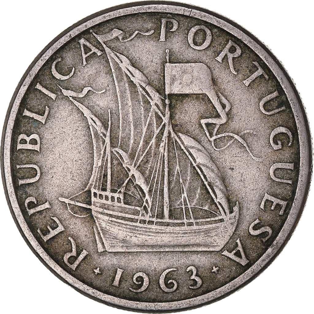 Coin, Portugal, 5 Escudos, 1963
