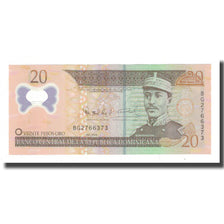 Banknote, Dominican Republic, 20 Pesos, 2009, KM:182a, AU(50-53)