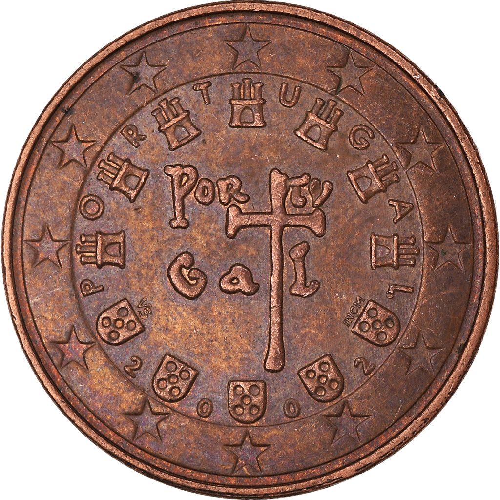 Münze, Portugal, 5 Euro Cent, 2002