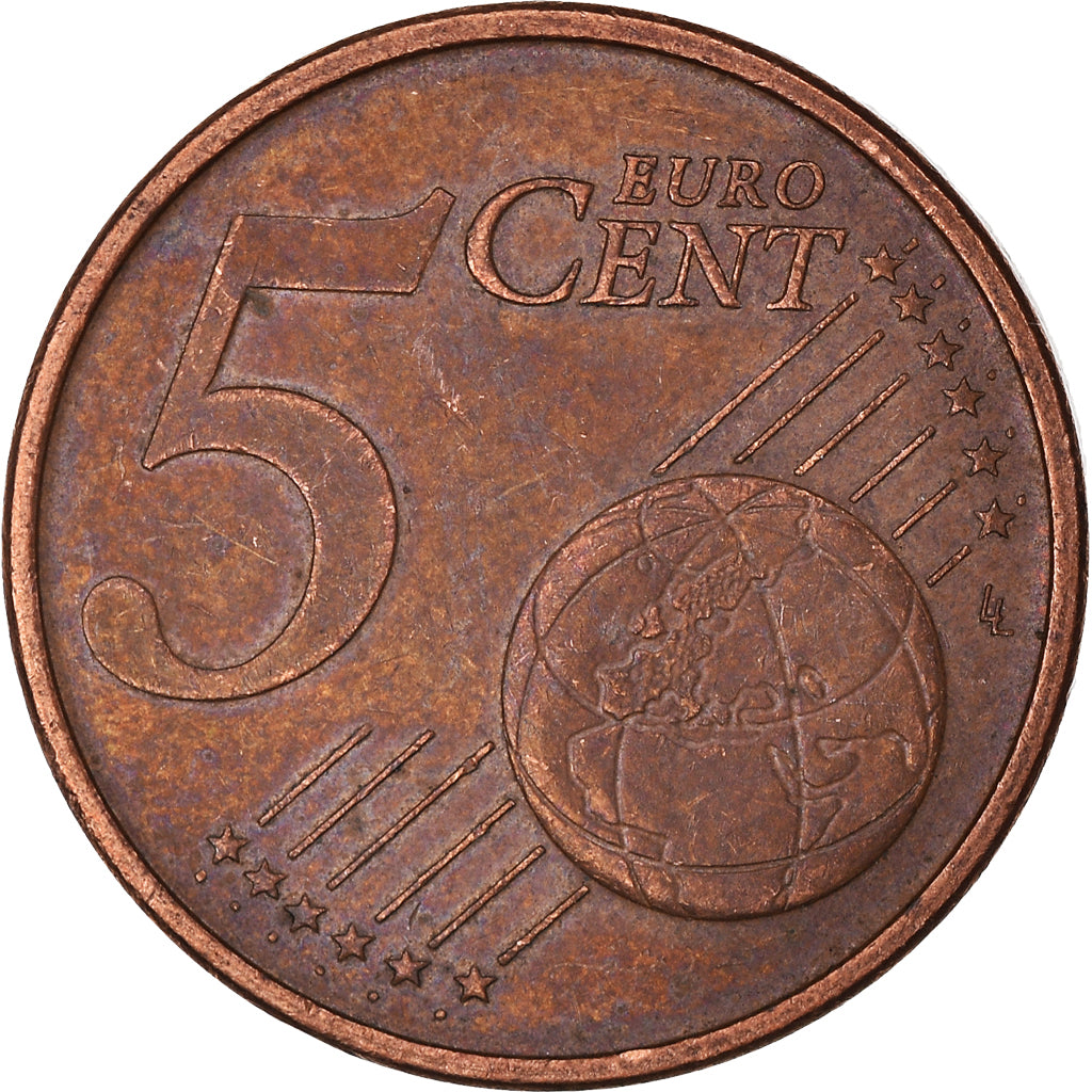 Münze, Portugal, 5 Euro Cent, 2002