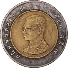 Monnaie, Thaïlande, 10 Baht, 2002