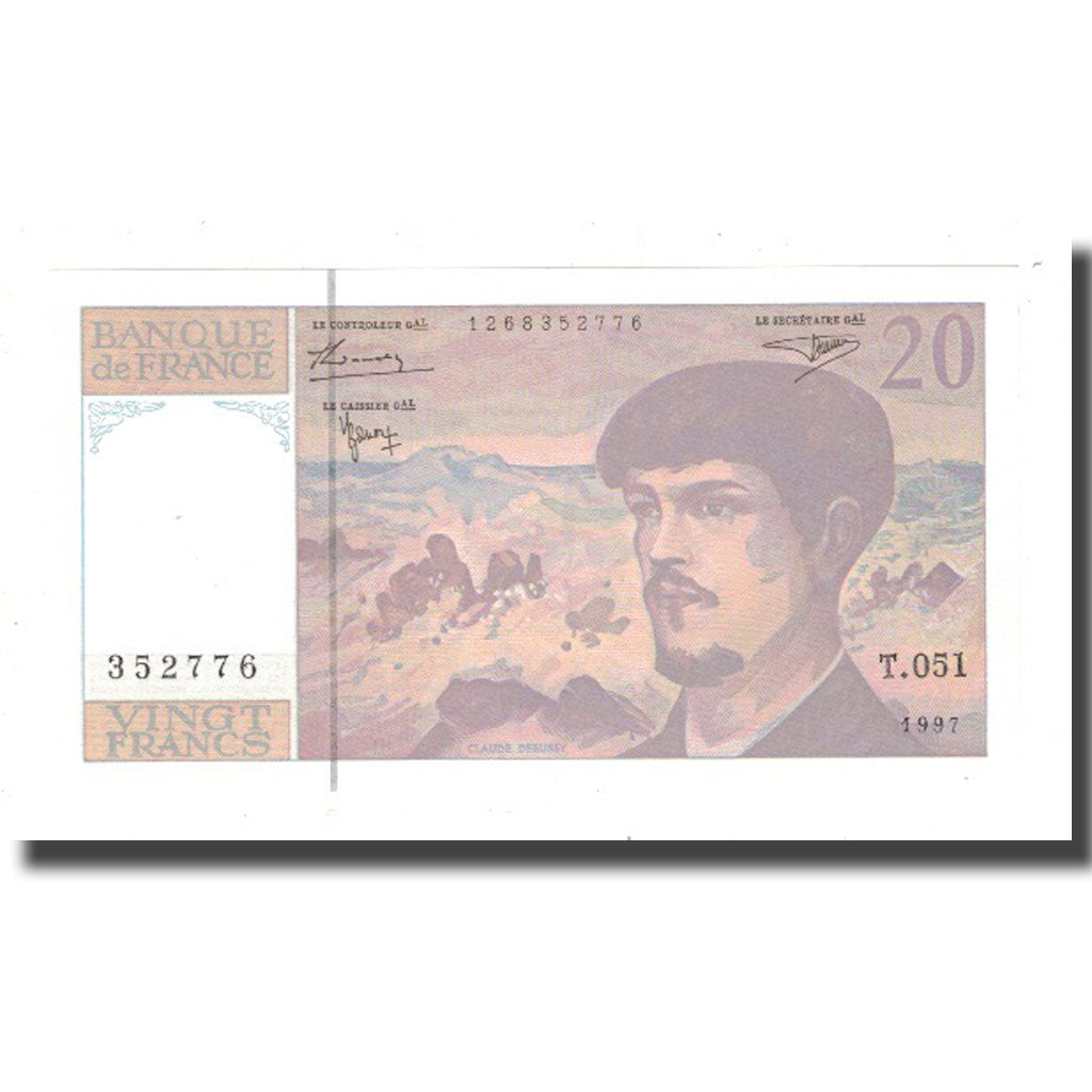 France, 20 Francs, 1997, UNC(65-70), Fayette:66ter.2, KM:151i