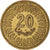 Moneta, Tunisia, 20 Millim, 1996