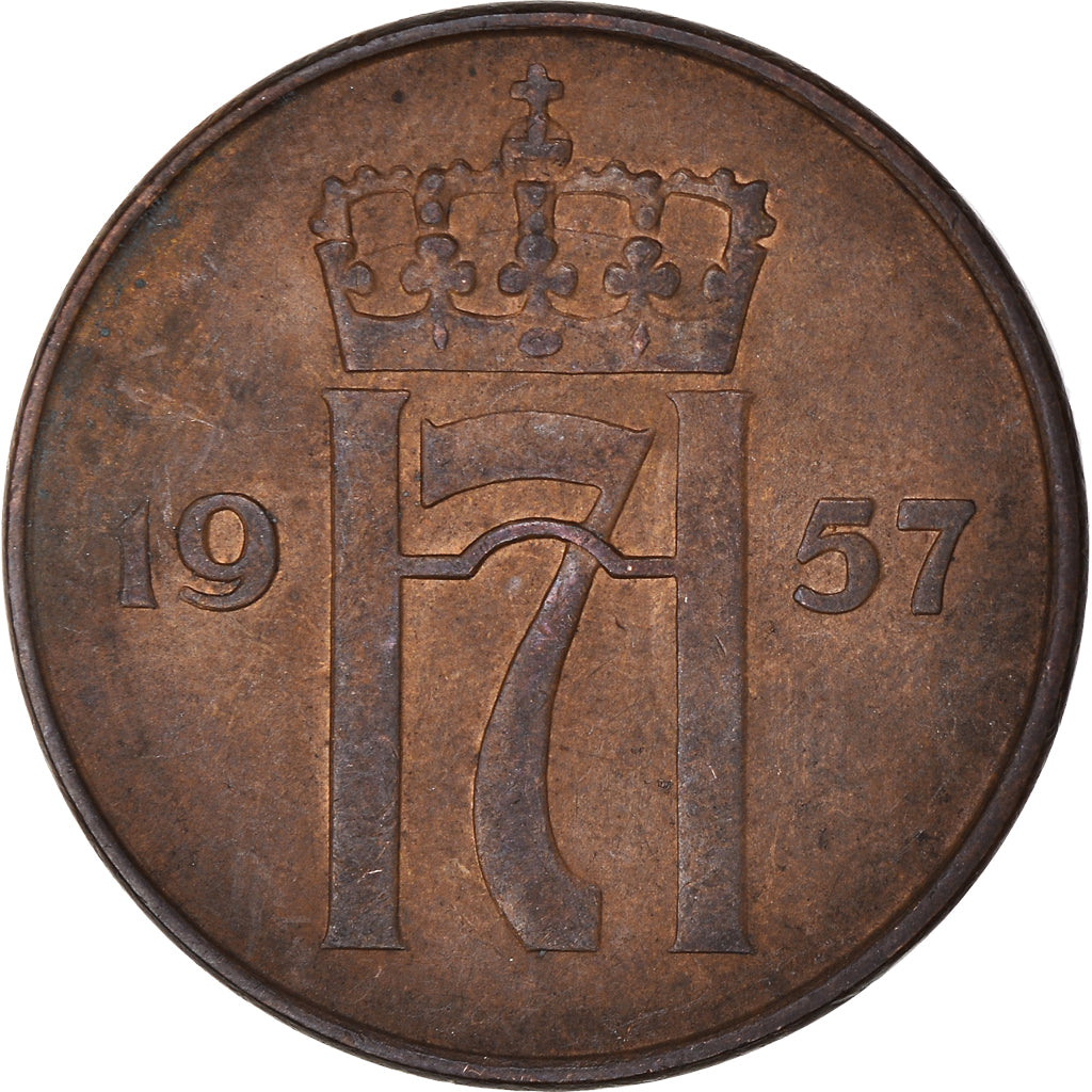 Monnaie, Norvège, 5 Öre, 1957