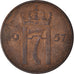 Monnaie, Norvège, 5 Öre, 1957