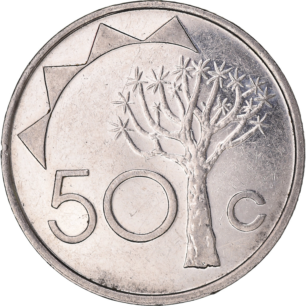 Münze, Namibia, 50 Cents, 2010