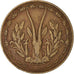 Coin, West African States, 5 Francs, 1986