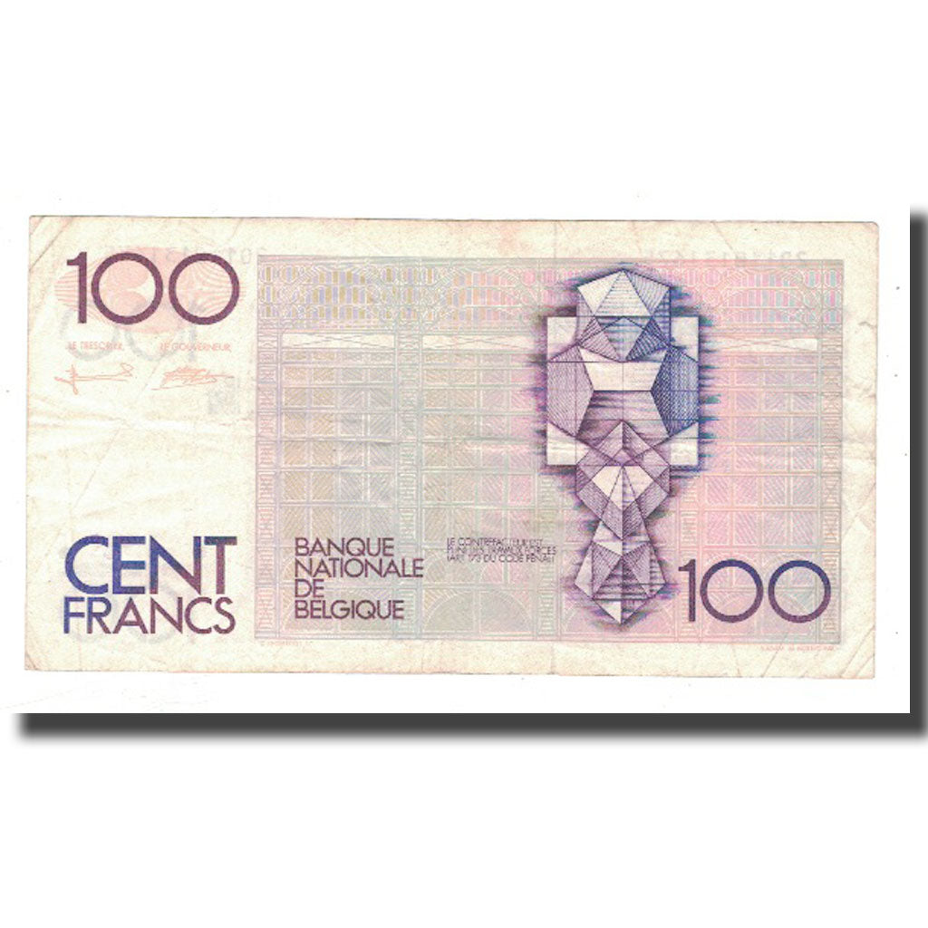 Banknote, Belgium, 100 Francs, KM:142a, VF(20-25)