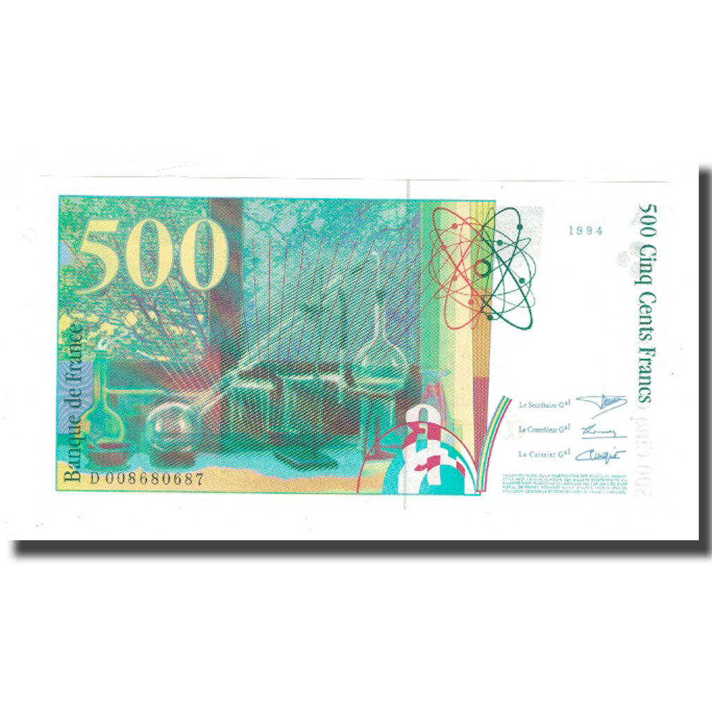 France, 500 Francs, 1994, UNC(63), KM:160a