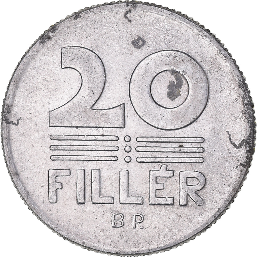 Moeda, Hungria, 20 Fillér, 1981
